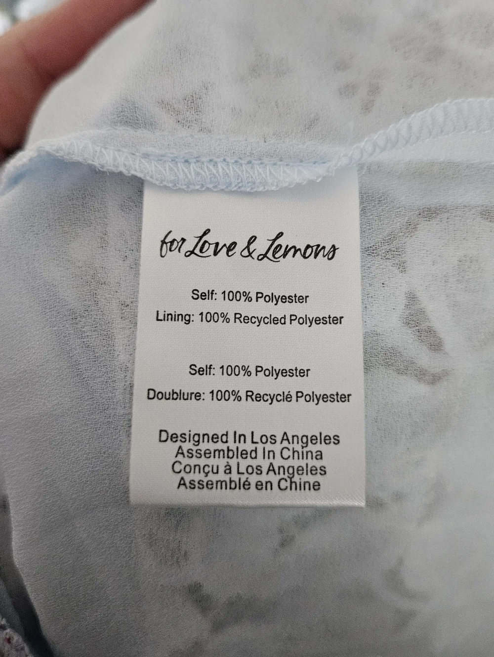 For Love & Lemons Claire Lace Mini Dress Size S - Picture 14 of 16